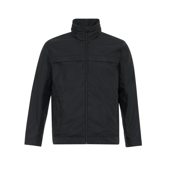 Black Executive Waterproof Windbreaker (ORION) For Men